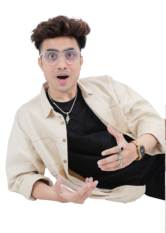 Dipak Chauhan in a BTS-inspired outfit, cute boy from Surat, Gujarat